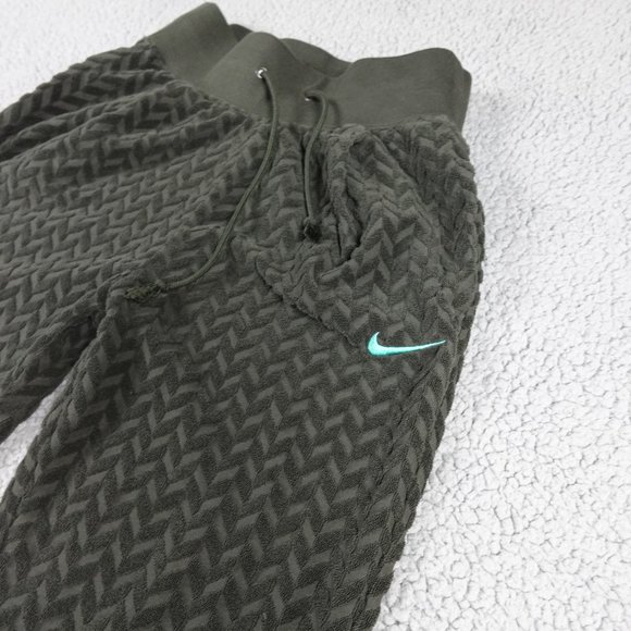 NIKE Allover Jacquard Joggers Womens Small Sportswear Everyday Modern Sweatpants - Picture 2 of 14